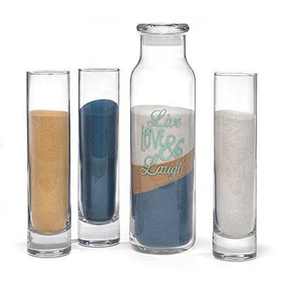Hortense B. Hewitt Wedding Accessories, Live and Love 4-Piece Sand Ceremony Set (11186)