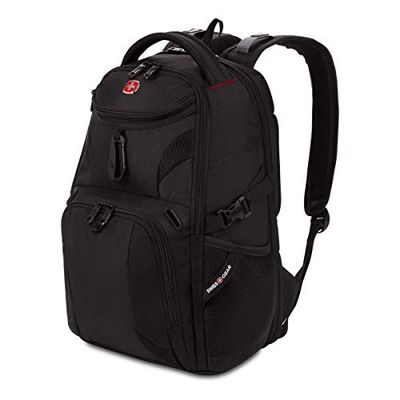 SwissGear Mini 1900 Scansmart Slim Version - Mochila para laptop, color negro, 40,6 cm, Negro -, 41 cm, Mini 1900 Scansmart Slim Version - Mochila para portátil