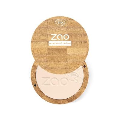 Zao - Poudre minérale de bambou - Poudre compacte - n° 301 / Ivoire - 9 g