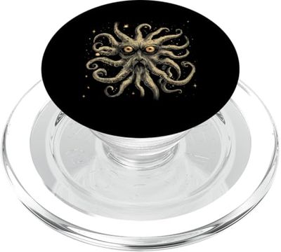 Pulpo Eldritch abrazando la maravilla cósmica PopSockets PopGrip para MagSafe