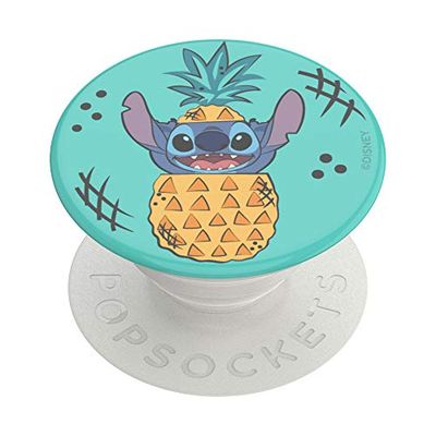 PopSockets PopGrip - Supporto e Impugnatura per Telefoni Cellulari e Tablet con un Top Intercambiabile - Stitch Pineapple