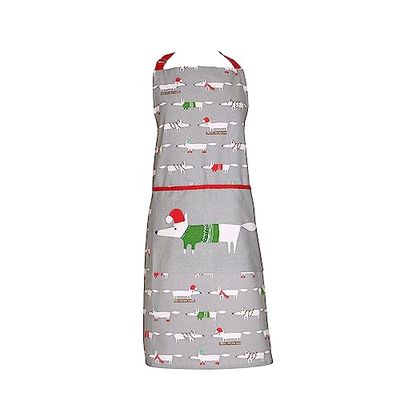 Scion by Dexam Mr Fox Christmas Adult Apron - Grey