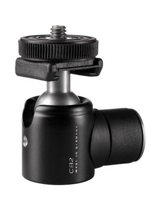 Cullmann CB2.7 - Rótula com sapato quente e rosca, preto