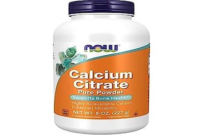 Now Foods, citrato de calcio, polvo puro, 227 g, calcio