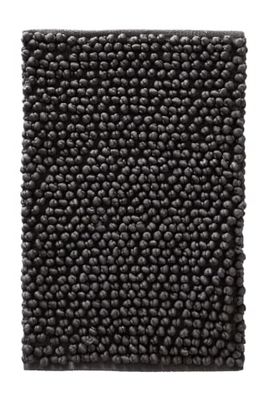 JOTEX Hills Tapis de Bain Popcorn Mélange de Coton et de Polyester Gris 80 x 150 cm