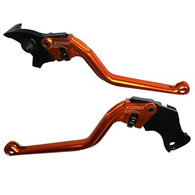 ACCOSSATO Paire de Leviers Orange pour Husqvarna Vitpilen 401 de 2018 à 2020 (CC 400)