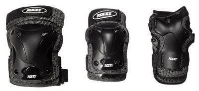 Roces 301332-001 Set de protection 3 pièces Noir XL