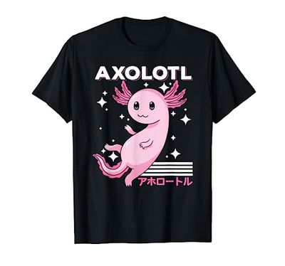 Ropa estética japonesa Axolotl Japan Kawaii Girl Camiseta