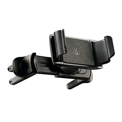 Lampa 72557 Snap Vent PRO, Porta Telefono per bocchette aerazione Standard e Rotonde Stile Mercedes, Audi, Dacia, Citroen, Ford, Nissan, Mini