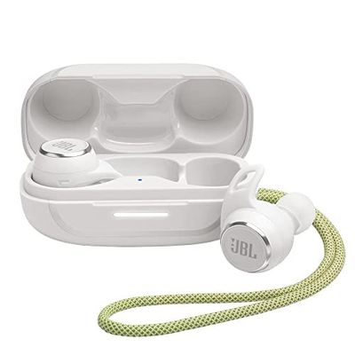 Écouteurs de sport intra-auriculaires JBL Reflect Aero, sans fil avec réduction du bruit, étanche, autonomie de 8 heures, blanc
