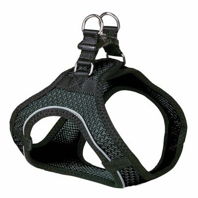 Nobby Harnais en Maille Air Gris S-M : Tour de Poitrine : 37-42 cm, Ventre : 40-46 cm