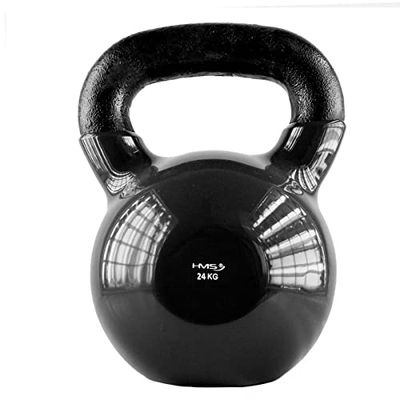 HMS Unisex's 17-64-066 5907695524208 CAST IJzeren Kettlebell, Zwart, One Size