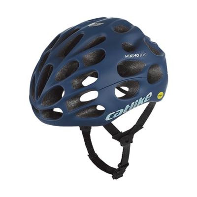 CATLIKE 7100200015 – Mixino EVO Mips Road Bike hjälm – lätt, mycket ventilerad och maximal säkerhetsfunktioner för professionella och entusiastcyklister, storlek S, blå