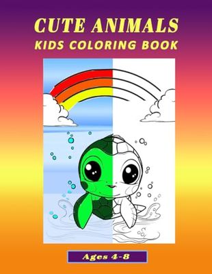 Cute Animals Kids Coloring Book
