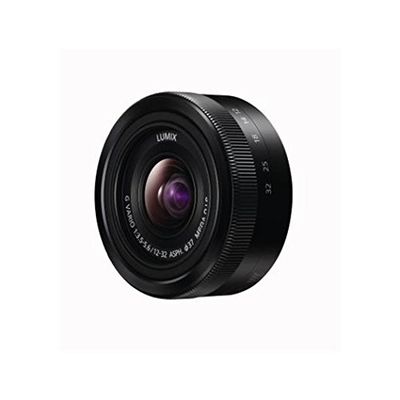 Panasonic Lumix G X Obiettivo Telecompatto 12-32 mm, F3.5-5.6, Nero
