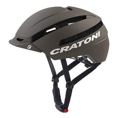 Cratoni C- Loom, Casco da Bicicletta Unisex Adulto, Marrone Opaco, M