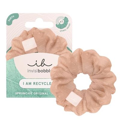 Invisibobble Scrunchie Recycling Rock, Elastico a Spirale Riciclato per Tutti, Tipi di Capelli, Tenuta Forte e Rispettosa dei Capelli, 1 Pezzo Prodotto in Germania