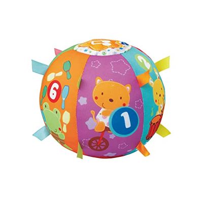 VTech - Bola cantarina, Pelota interactiva de Tela, +50 Canciones, Frases y melodías, Juguete Bebes +6 Meses, Versión ESP