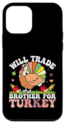 Colorful Turkey Design with Apples and Corn Case for iPhone 12 mini