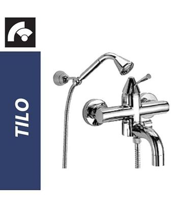 FIR Italia 72332221000 Miscelatore Vasca Esterno con Duplex, Argento