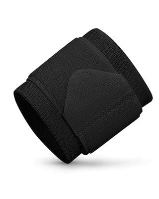 SPORLASTIC Bandage orthopédique pour poignet droit et gauche - Med. Bandage de compression avec fonction stabilisatrice - Pour syndrome du canal carpien et tendinite - Noir - Taille unique