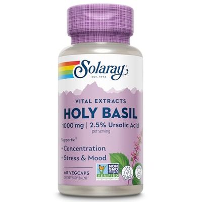 Solaray Holy Basil 450mg | 60 VegCaps