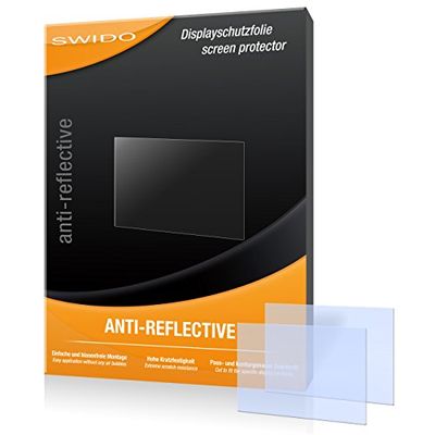 SWIDO x 2-Pellicola proteggi schermo antiriflesso per Rollei Compactline 750, alta qualità, trasparente, antiriflesso, rivestimento duro, applicazione senza bolle