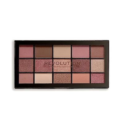 Makeup Revolution, Reloaded, Palette di ombretti, altamente pigmentata, Provocante, 15 tonalità, finiture opache e shimmer, 16,5 g