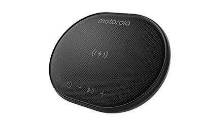 Motorola Lifestyle Sonic Sub 500 - Haut-Parleur Bluetooth avec Chargement sans Fil – Haut-Parleur 5 W avec 15 Heures d'autonomie – IPX7 étanche – Alexa et Google Assistant – Noir