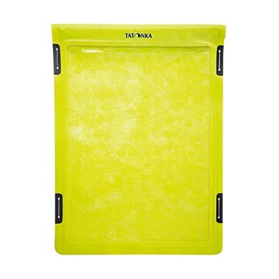 Tatonka WP Dry Bag A4 - Custodia impermeabile per tablet con finestra di visualizzazione per display touch operativi - Impermeabile secondo lo standard IPX7-37,5 x 27,5 cm (Lime)