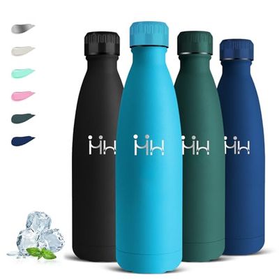 Thermosfles, 750 ml, BPA-vrij, roestvrijstalen drinkfles, lekvrij, thermoflessen, vacuüm-geïsoleerd, gemakkelijk te dragen, roestvrijstalen drinkfles voor camping, kantoor, fitness