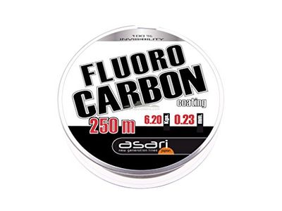 Asari - Fluorocarbon Coating 250, Kolor Przezroczysty, Rozmiar 0.200 mm