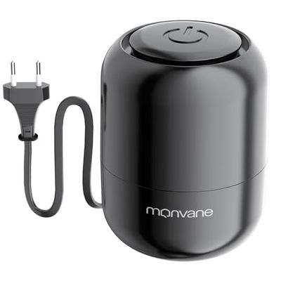 Bomba de Aire Eléctrica para Bolsas de Vacío, MONVANE Bomba Eléctrica para Bolsas de Vacío, 220V 40W, Bomba de Aire Portátil para Bolsas de Vacío de Viaje