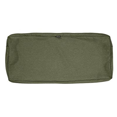 Classic Accessories Montlake Pull Patio Banc Coussin d'assise Slip Cover 48" x 18" x 3" Thick Heather Fern