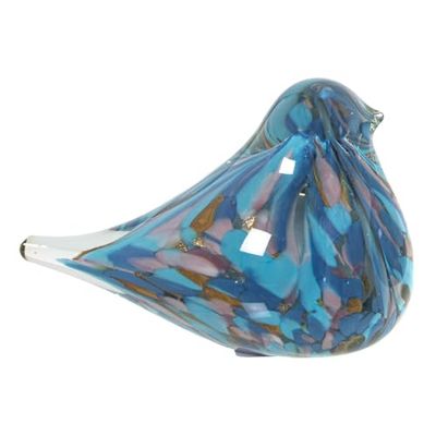 Alexandra House Living Figurine décorative en Verre Oiseau 12 x 7 x 8 cm