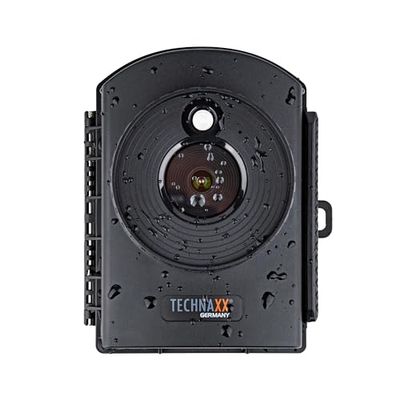 Technaxx Time Lapse Caméra - Microphone et Haut-Parleur Intégrés Capture Vidéo FullHD Fonctionne sur Batterie Plusieurs Modes Installation Facile - Video, Photo & Stop Motion Camera TX-164 Noir