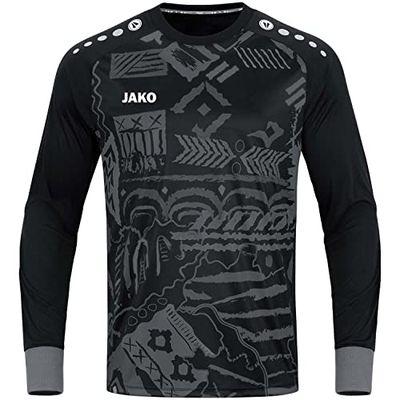 JAKO Maglia Portiere Tropicana (Manica Lunga), Nero/Antracite, XL Uomo