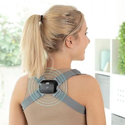 InnovaGoods® Entrenador de postura inteligente recargable con vibración ViBack, mejora la postura corporal, con diseño inteligente y función de vibración, ideal para el hogar y la oficina