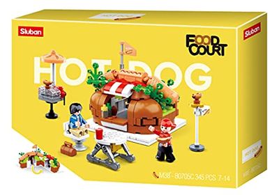 Sluban- Food Court-Hot Dog House, M38-B0705C, Multicolore