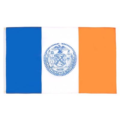 AZ FLAG Bandera de Nueva York 150x90cm - Bandera DE LA Ciudad DE New York City - USA - EE.UU 90 x 150 cm