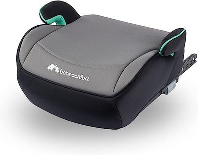 Bebeconfort Manga i-Fix-zitverhoger, ISOFIX-zitverhoger, Lichtgewicht zitverhoger voor in de auto, vanaf 6 jaar tot 12 jaar, 22-36 kg, 128-150 cm, Grey Mist