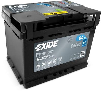 Exide EA640-L2 Premium Carbon Boost bateria de carro, 64 Ah