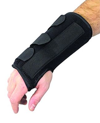 Aidapt Left Handed Small Support Wrist Splint Brace for Carpal Tunnel, Tendonitis, RSI, Sprains, Arthritis and Wrist Pain. Velcro Fastening for a Secure Non Slip Fit Aid for Men and Women.