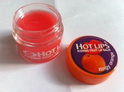 Hot Lips LIP Balm Orange 9 G, Naranja Zingy, 0.32oz (9 Grams)