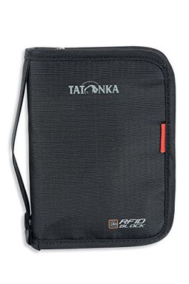 Tatonka Travel Zip M RFID B, Porta Documenti Unisex-Adulto, Nero (Black), 17 cm