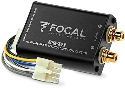 Focal HILOV3 Hi-Lo V3 Haut-Bas Adaptateur avec Impedanz-Sim. et Remoteausgang