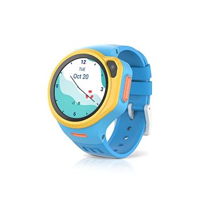 MyFirst Fone R1 polshorloge, blauw, smartwatch voor jongens en meisjes, met oproepen, incl. GPS, videogesprek, touchscreen, MP3, SOS-alarm, stappenteller en andere functies