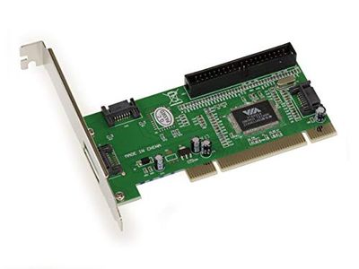 KALEA-INFORMATIQUE Scheda controller PCI con 3 porte SATA e 1 porta IDE. Montaggio indipendente o RAID 0 1 0+1 JBOD. Con chipset Via VT6421