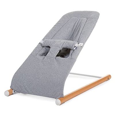 CHILDHOME, Funda compatible para cuna Evolux, 100% algodón, fácil de poner, suave, agradable al tacto, color gris
