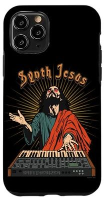 Synth Jesus for Synthesizer player and Dj Musician Funny Case for iPhone 11 Pro